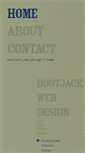 Mobile Screenshot of bootjackdesign.com